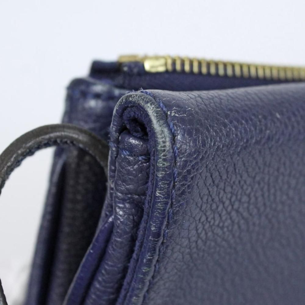 Louis Vuitton Twice Iris Shoulder Bag Amplant Leather Blue - Picture 8 of 9